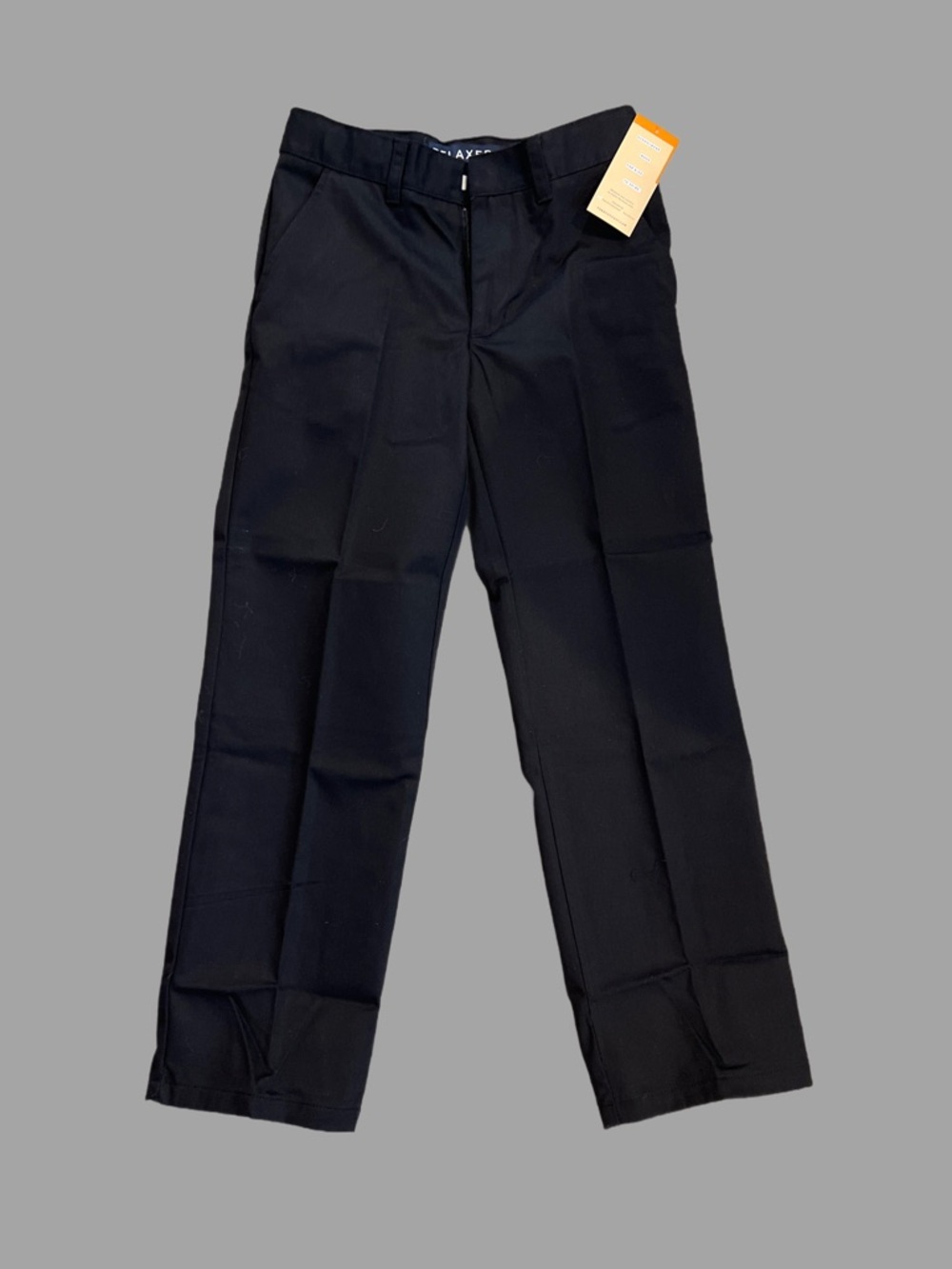 NWT: French Toast Relaxed Fit Twill Pant- Sustainable School Wear - Black